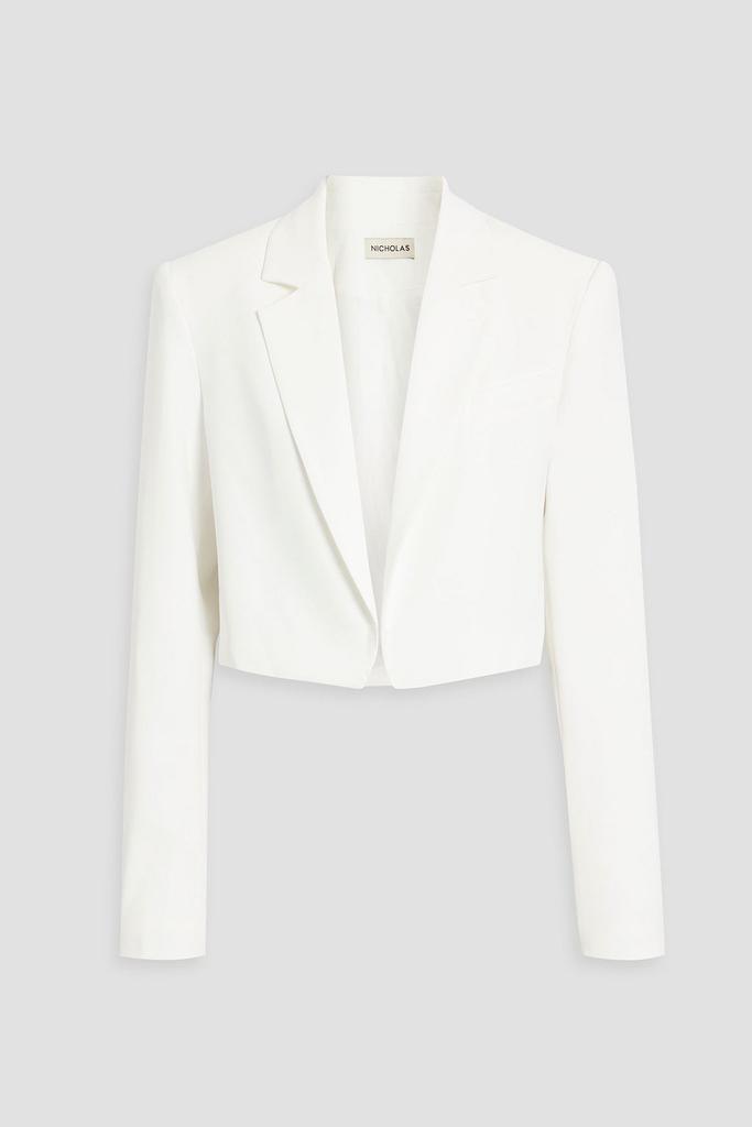 NICHOLAS Cropped crepe blazer