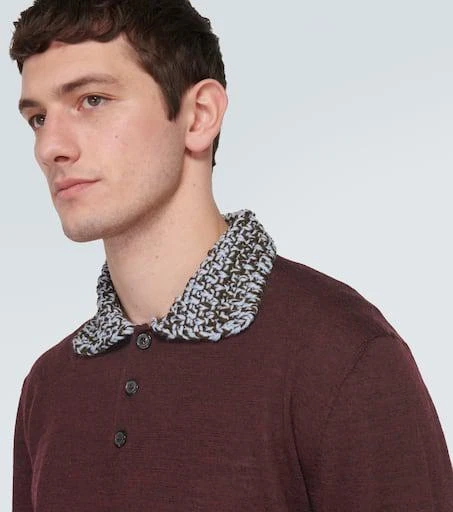 MAISON MARGIELA Wool polo sweater 5