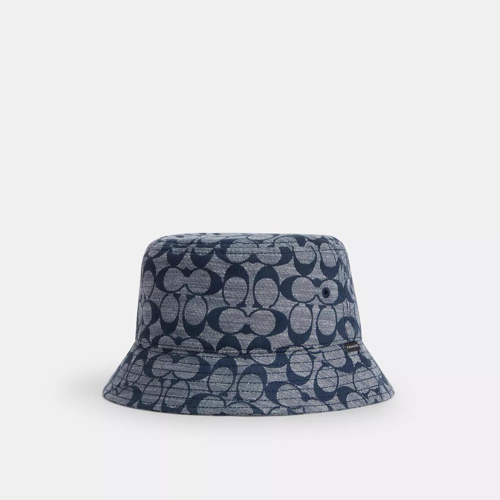 Coach Outlet Coach Outlet Signature Chambray Bucket Hat