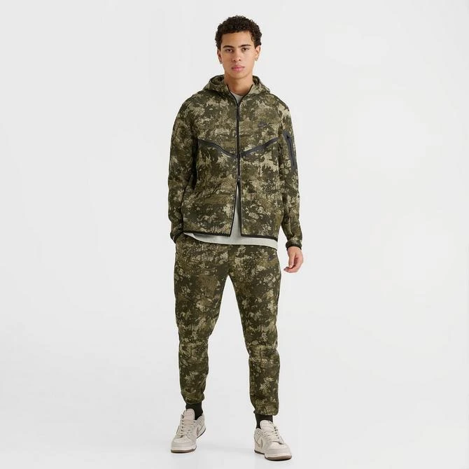 NIKE Men's Nike Tech Fleece Camo Windrunner Full-Zip Hoodie 2