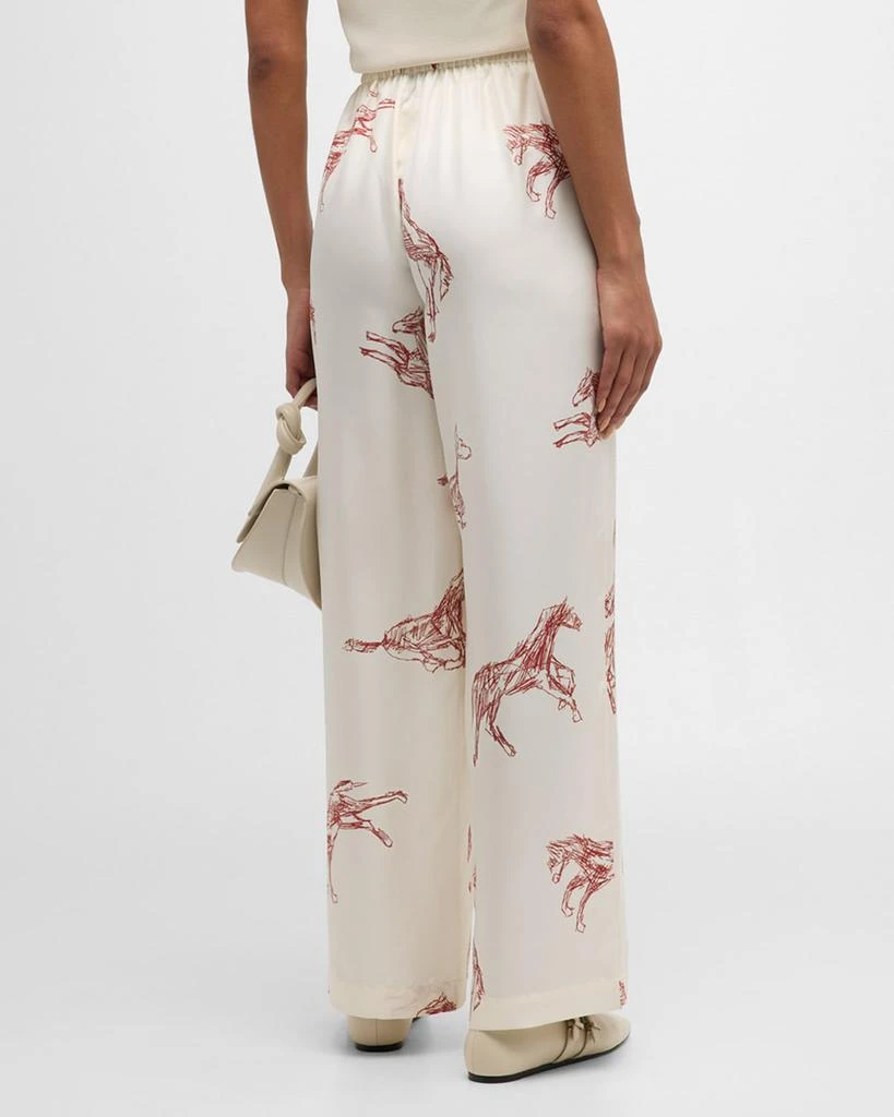 Rohe Drawstring Silk Ballpoint Horse Trousers 6