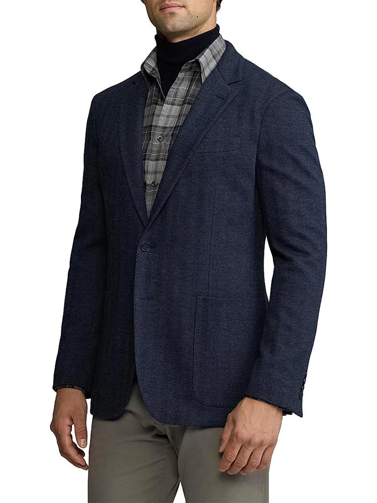 Ralph Lauren Hadley Hand-Tailored Herringbone Jacket 4