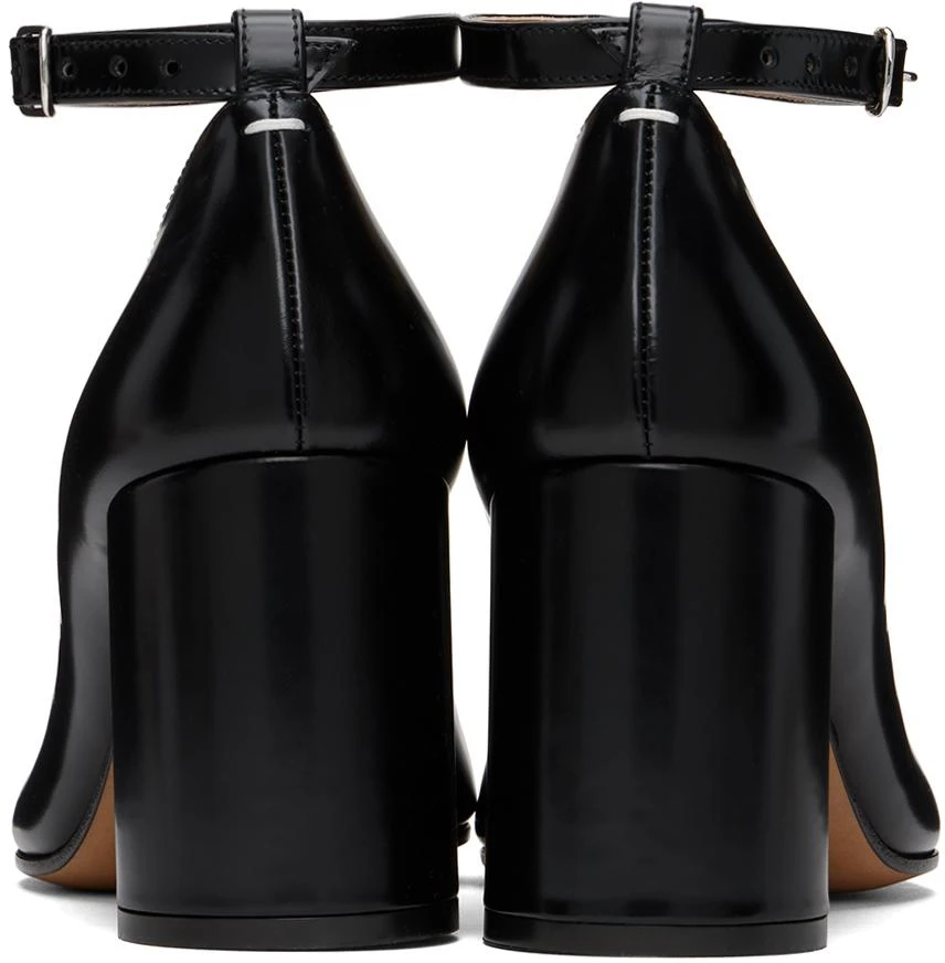 MAISON MARGIELA Black Tabi Leather Heels 2