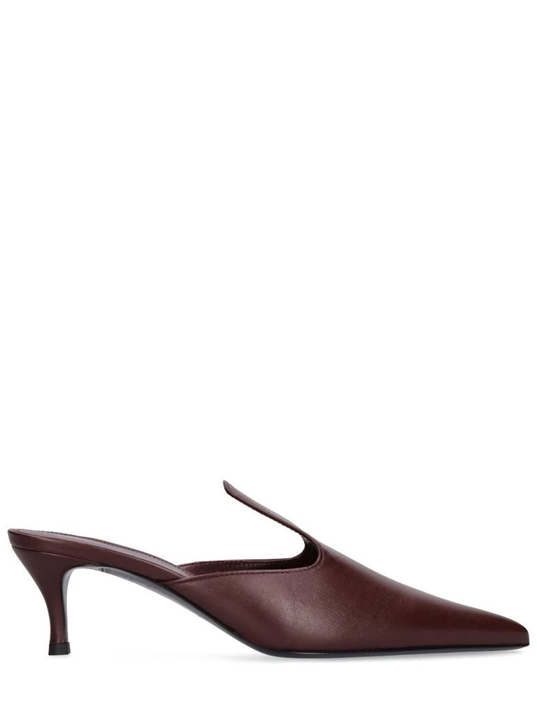Totême 50mm The Pencil Leather Mules 1