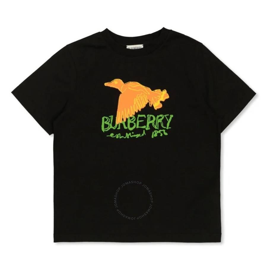 【送料関税込】Burberry Chain Print T-Shirt Burberry Men's Chain Print T-Shirt in Black Burberry