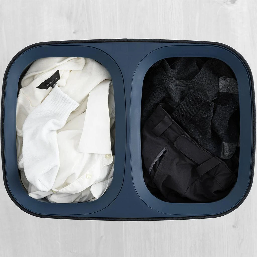 Joseph Joseph Joseph Joseph Tota 90-Litre Laundry Separation Basket - Carbon Black 8