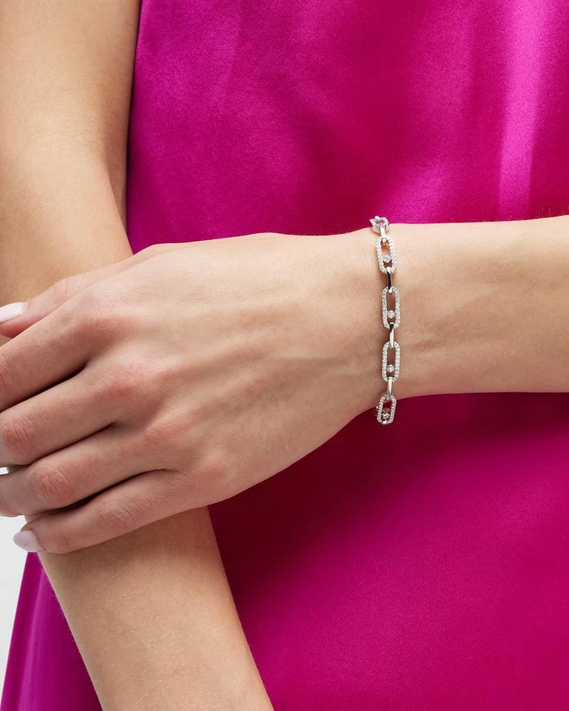Messika MOVE UNO 18K WHITE GOLD MULTI-DIAMOND BRACELET 2