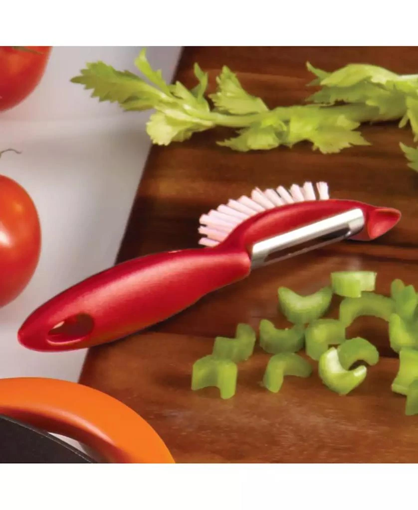 Rachael Ray Kitchen Prep Garbage Bowl, Veg-a-Peel, and Bench Scrape Set 5