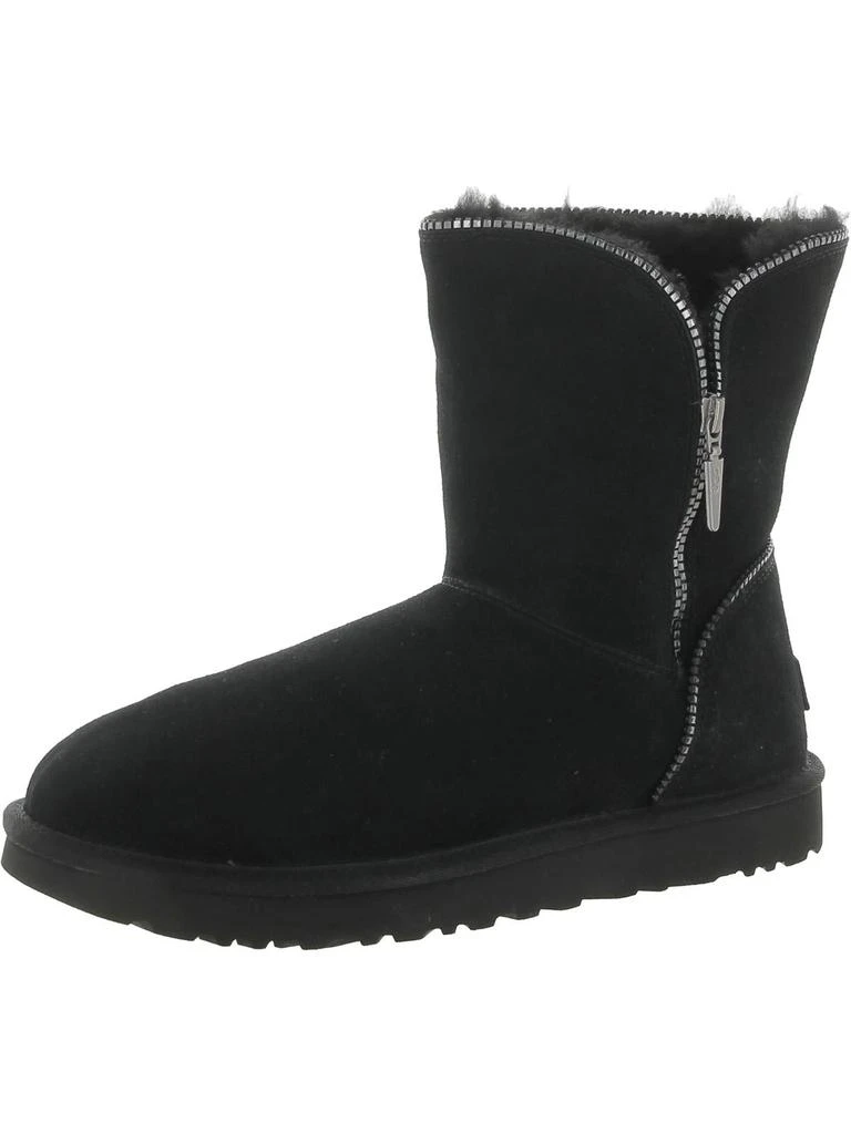 UGG Florence Womens Leather Side Zipper Winter & Snow Boots 1