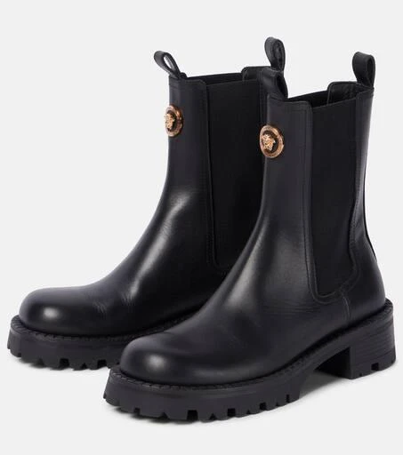 Versace Medusa leather Chelsea boots 5
