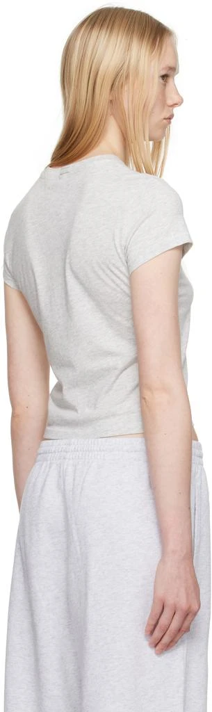 SKIMS Gray Relaxed Tees Shrunken T-shirt 3