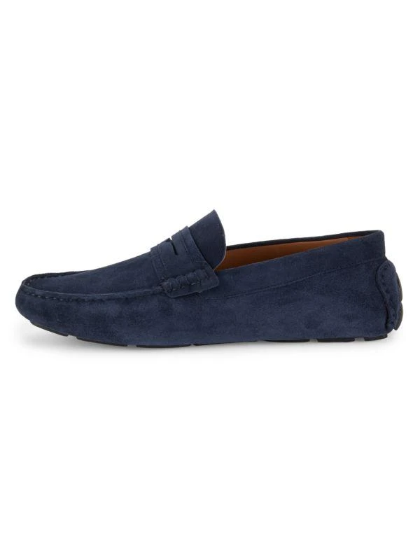 Allen Edmonds Lewis Suede Penny Loafers 4