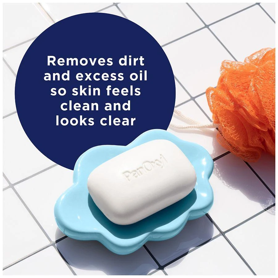 PanOxyl Acne Cleansing Bar 10% Benzoyl Peroxide Fragrance-Free 6
