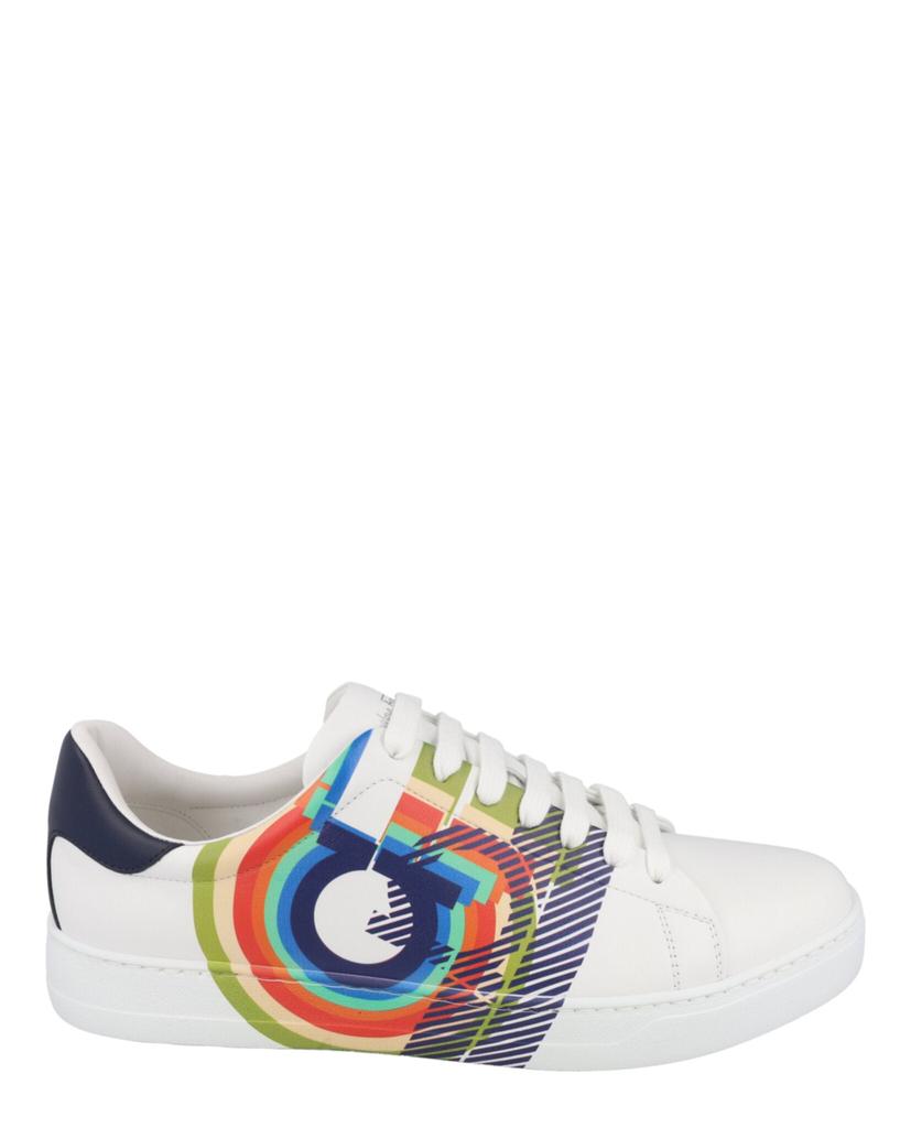 Salvatore Ferragamo Iggy Mixed Media Sneakers - Casual Shoes