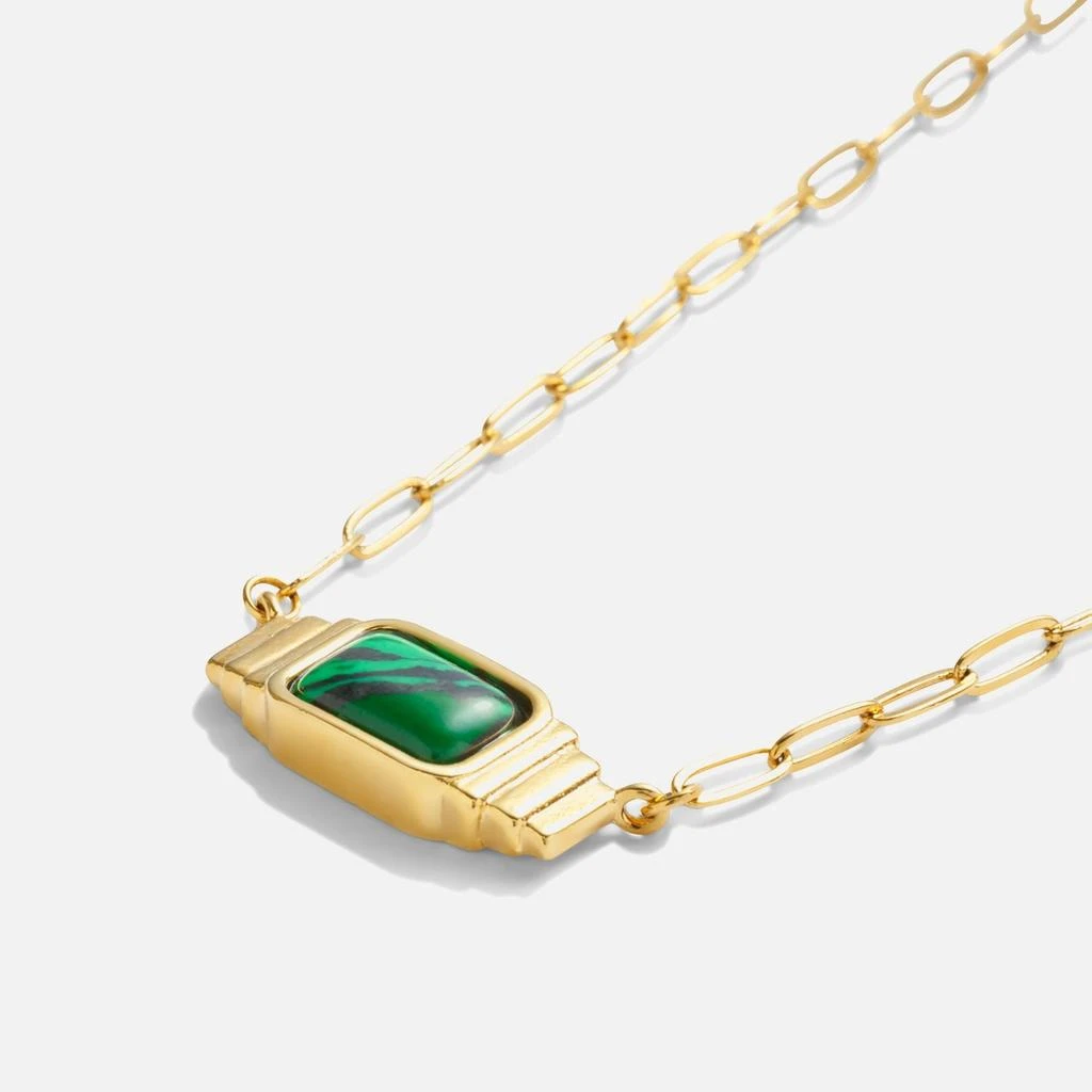 Katie Loxton Katie Loxton Malachite Gold-Plated Necklace 2