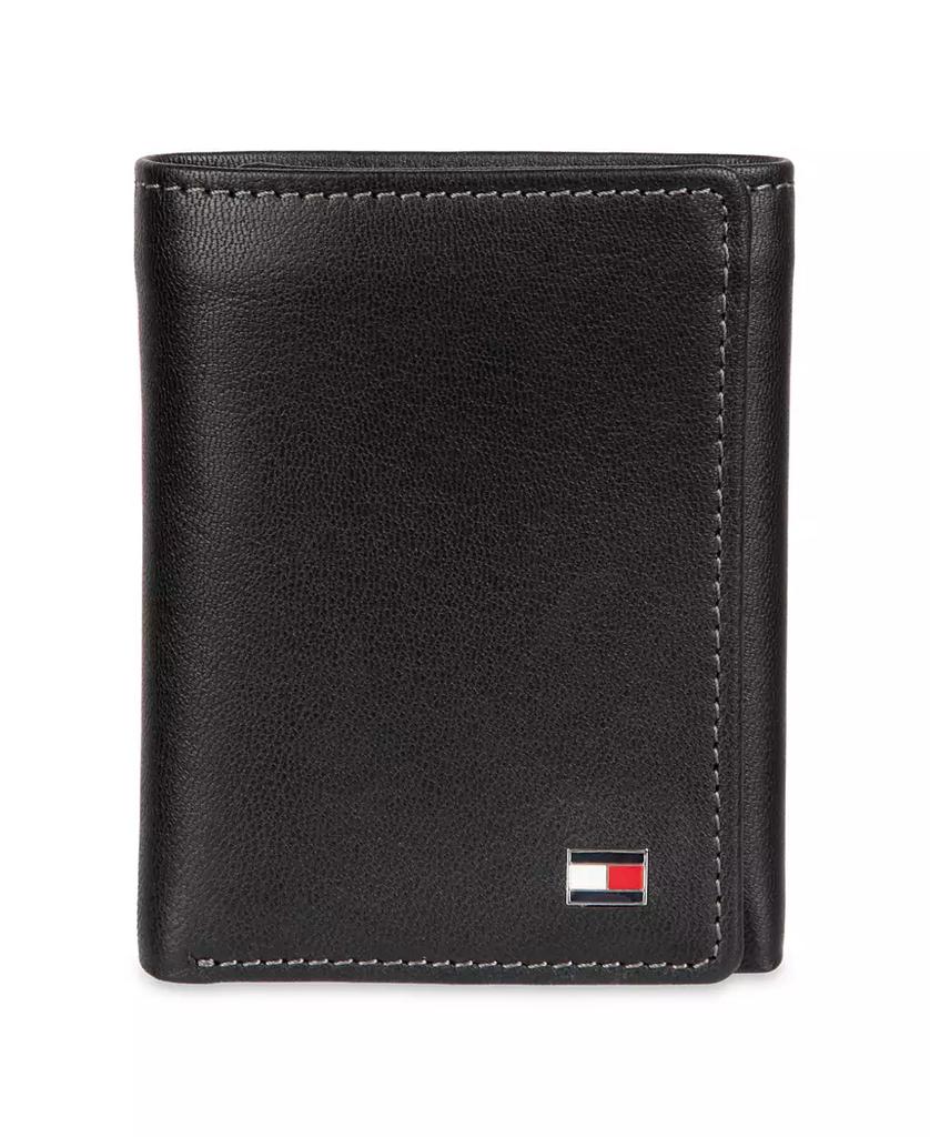 Tommy Hilfiger Men's Hidden Zipper Trifold RFID Wallet
