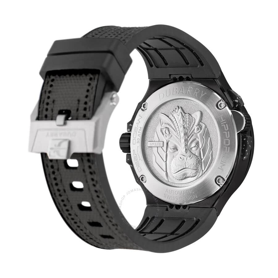 Franck Dubarry Deep Ocean Automatic Black Dial Men's Watch 06 BLACK
