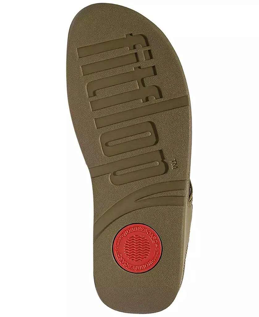 FitFlop Women's Lulu Chunky Snaffle Leather Toe-Post Sandals 5