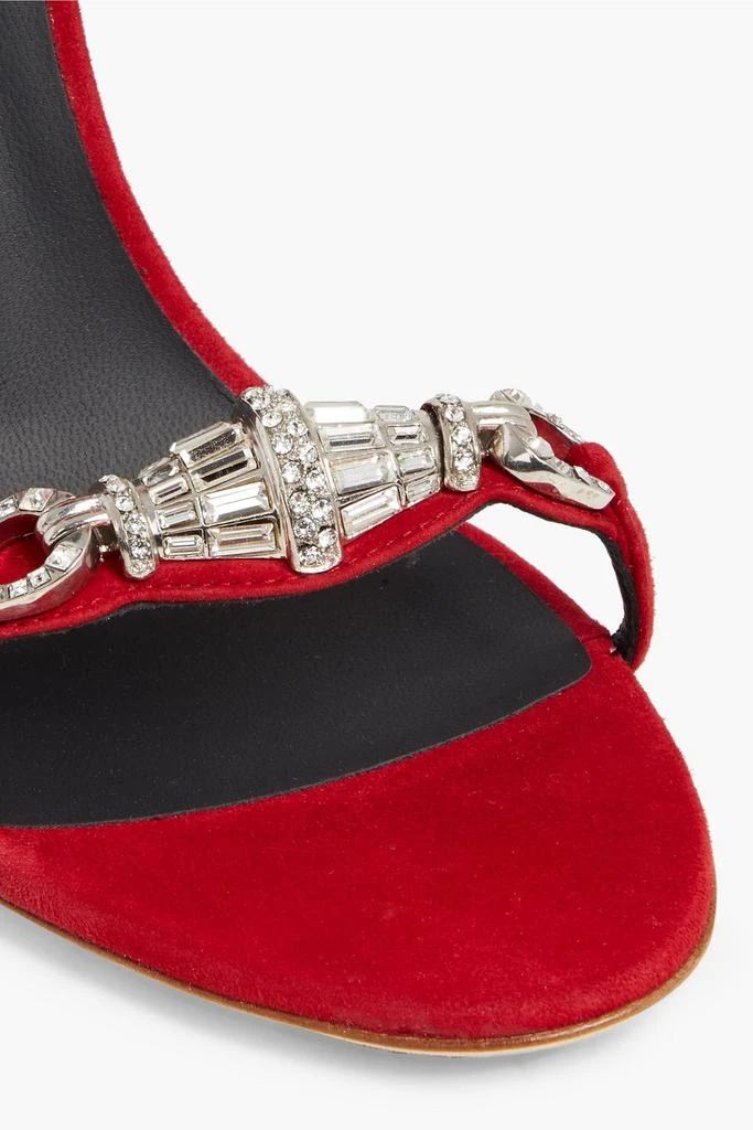 Giuseppe Zanotti Thais embellished suede sandals 4
