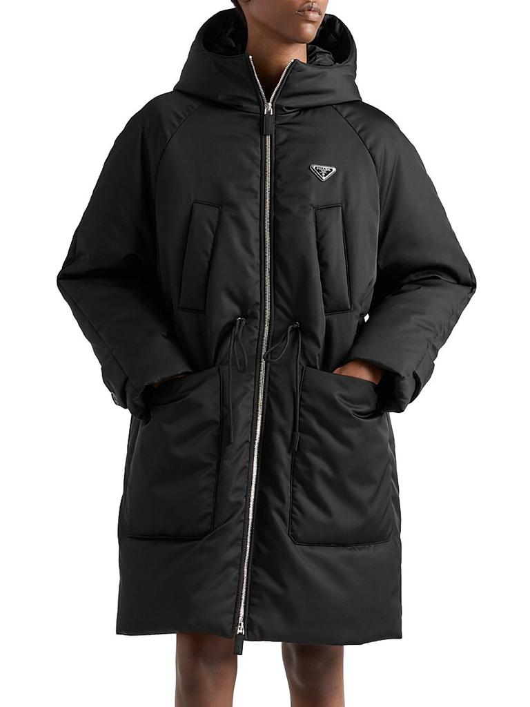 Prada Re-Nylon Down Coat - Coats - Free Shipping - BeyondStyle