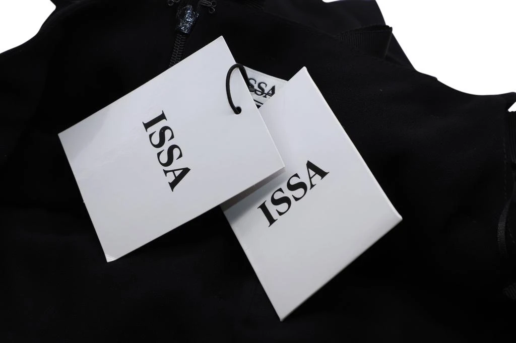 Issa Strap Mini Dress in Black Acetate 5