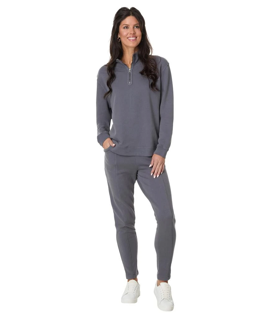 Mod-o-doc Long Sleeve Half Zip Funnel Sweatshirt 4