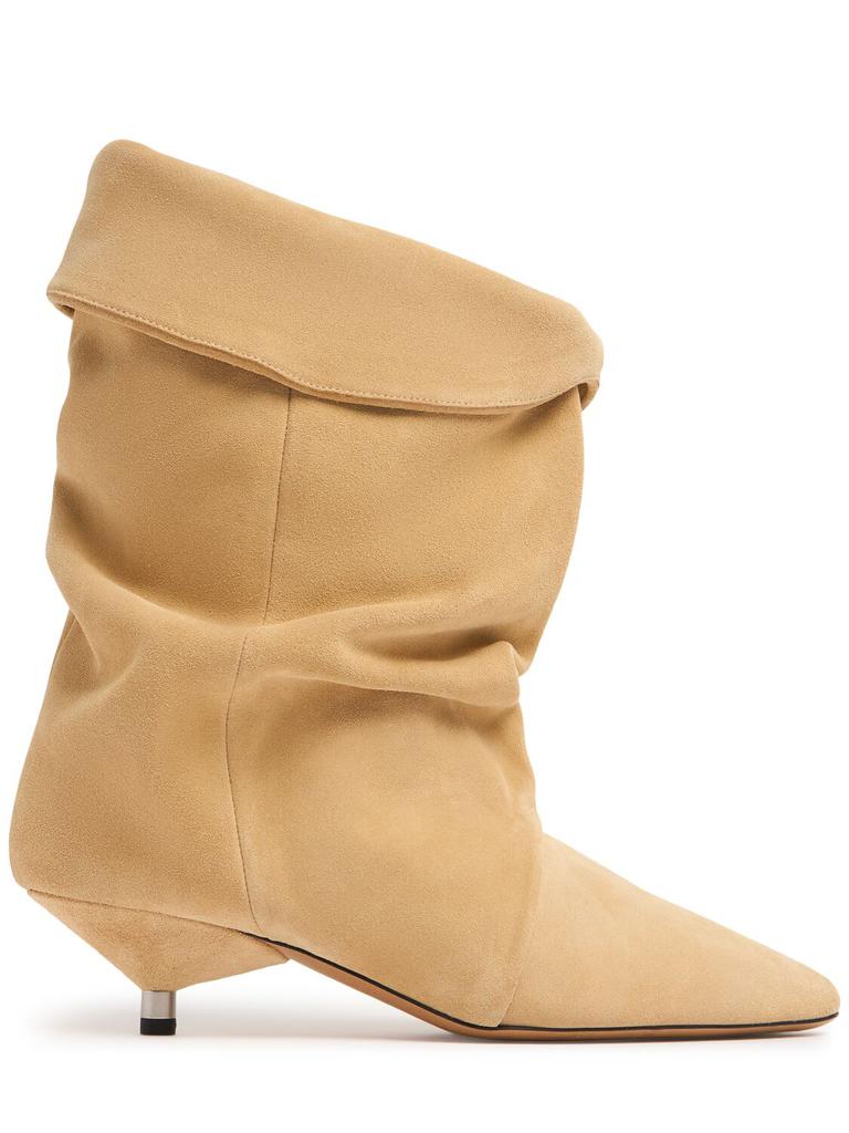 Isabel Marant Brown Leather Heiko Ankle Boots - Boots