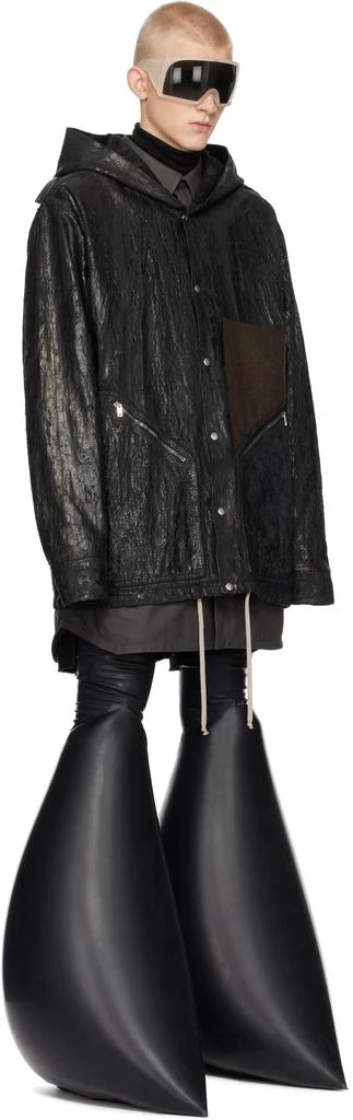 Rick Owens Black Porterville Tour Denim Jacket 2