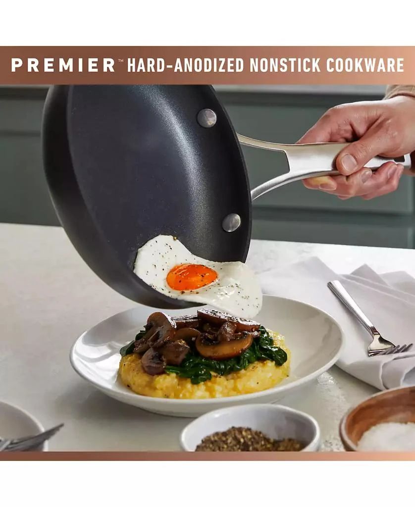 Calphalon Premier Hard-Anodized Nonstick 10" and 12" Frying Pans Set 3