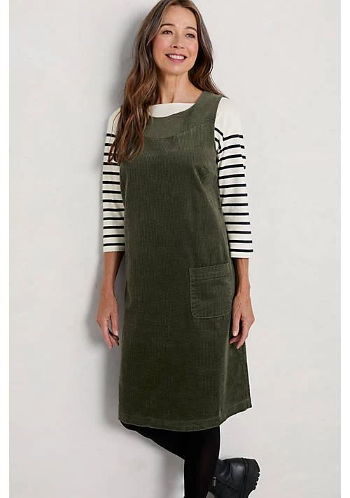 Seasalt Cornwall Cornwall Safflower Pinafore Dress 1