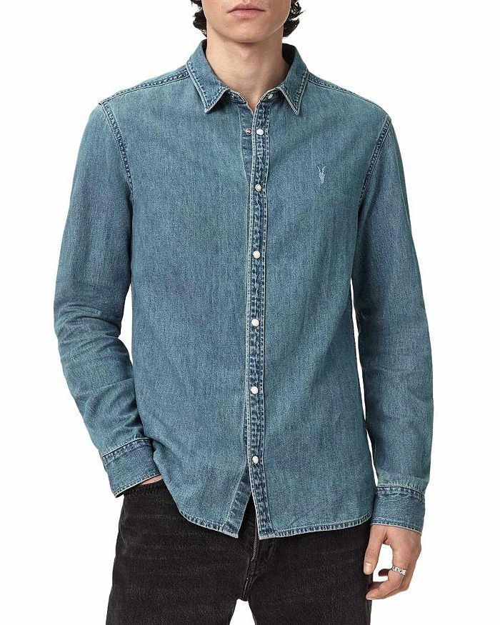 ALL SAINTS Gleason Denim Shirt