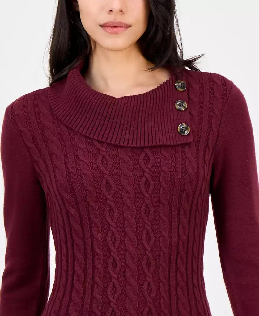 slim fit dress slacks The Peyton Mockneck Sweater Dress