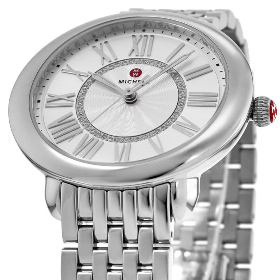 Michele Serein Mid Stainless Steel Diamond Dial Women's Watch MWW21B000147