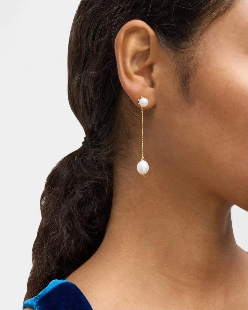 POPPY FINCH 14K Pearl Bubble Drop Earrings 2