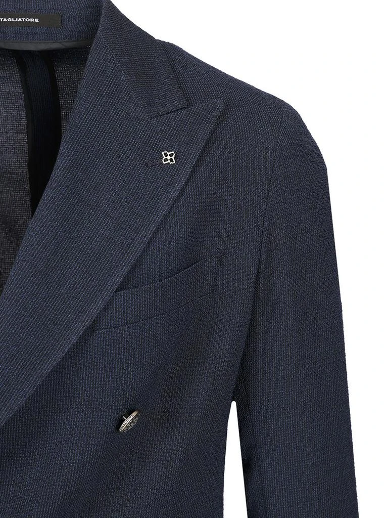 TAGLIATORE Montecarlo Doppio Petto Misto Lana Crepe 4