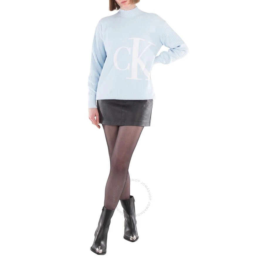 Calvin Klein Blown Up Off Placed Logo Print Dress 2