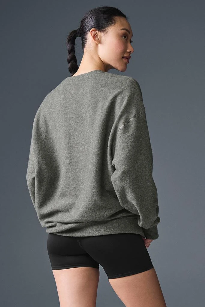 Alo Yoga Triumph Restore Crew Neck Sweatshirt - Grey Triblend 2