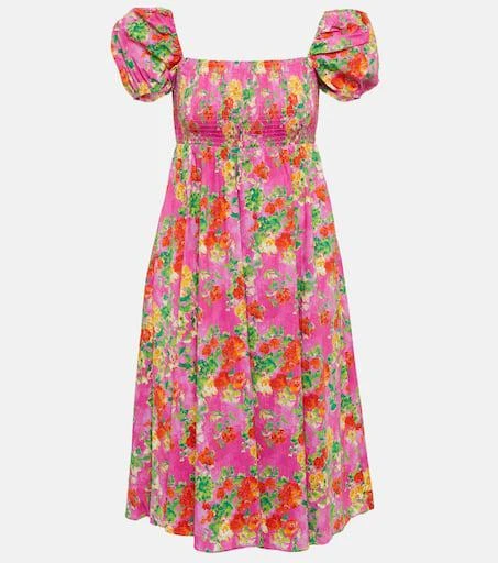CAROLINE CONSTAS Mira floral minidress 1
