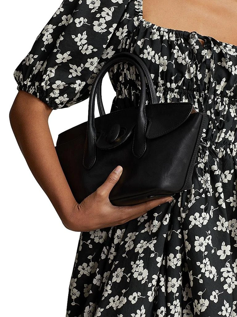 Ralph Lauren East-West Leather Satchel 3