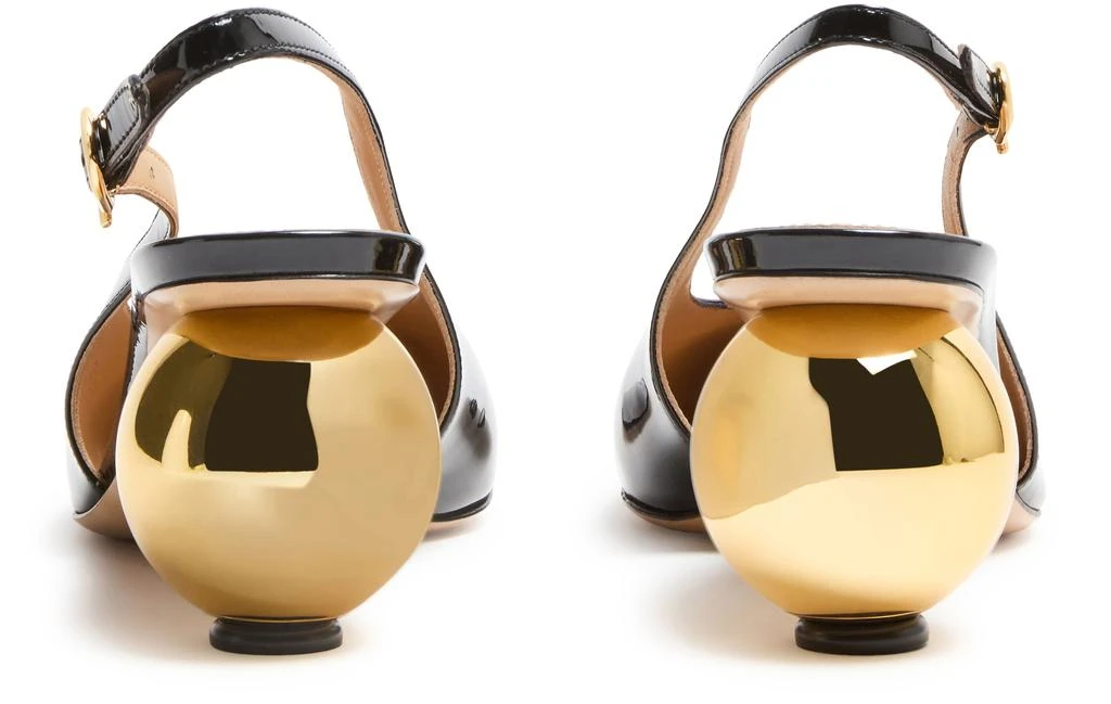 Salvatore Ferragamo Spherical heel slingback pumps 4