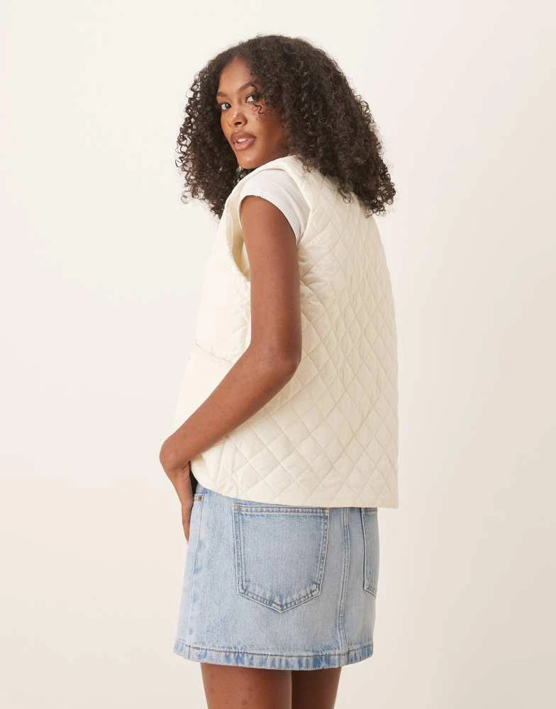 Barbour Barbour rosalie gilet in neutral - BEIGE 4