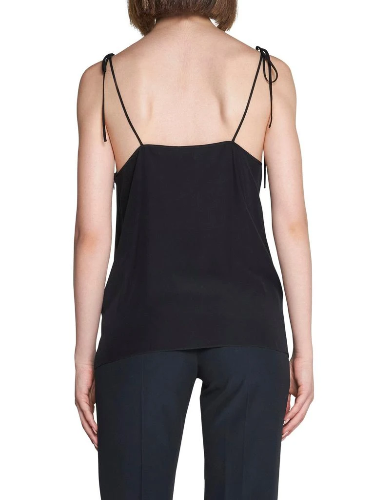 Alexander McQueen Alexander McQueen V-Neck Lace Detailed Vest Top 4