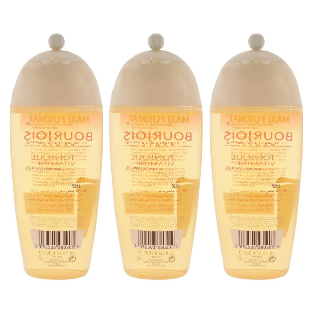 Bourjois Maxi Format Vitamin-Enriched Toner by  for Women - 8.4 oz Toner - Pack of 3 2