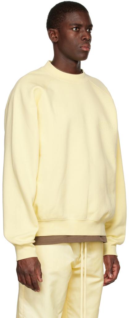 Fear of God ESSENTIALS Yellow Crewneck Sweatshirt