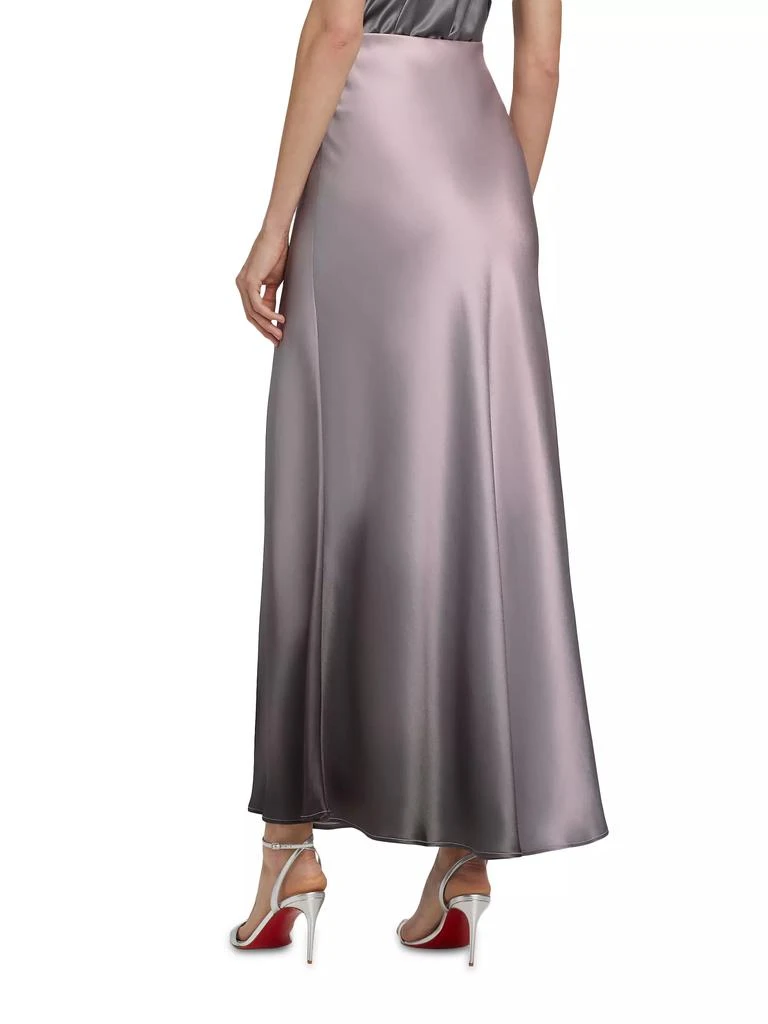 CAMI NYC Prue Ombré Satin Maxi Skirt 5