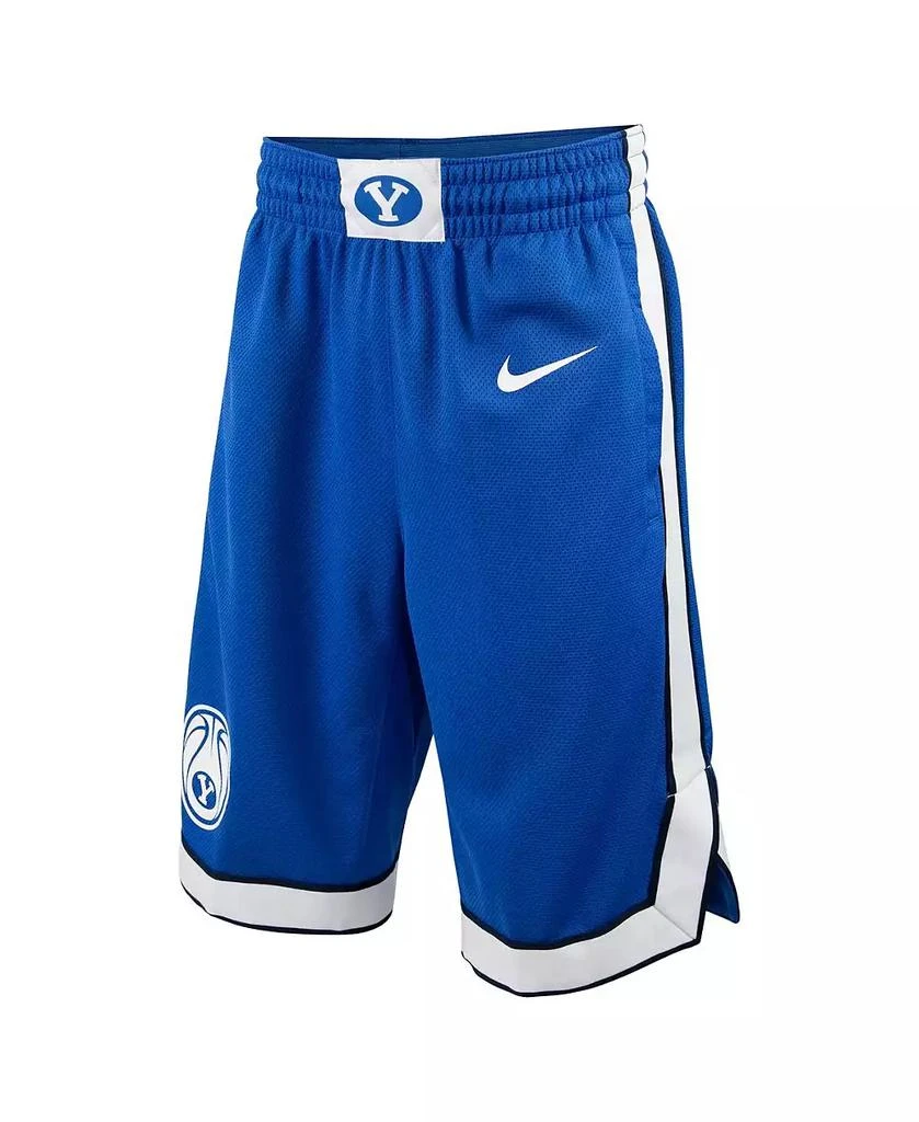NIKE Men's Royal BYU Cougars Replica Performance Basketball Shorts 3