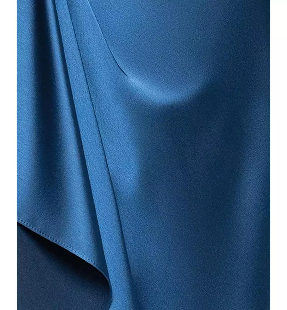 XSCAPE Women
s Collar Sleeveless Sheath Midi Dress 3