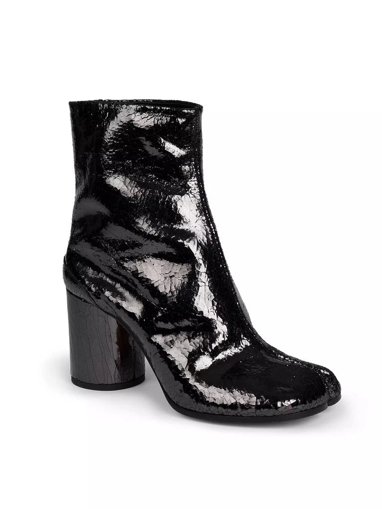 MAISON MARGIELA Tabi 80 Metallic Leather Ankle Boots 2
