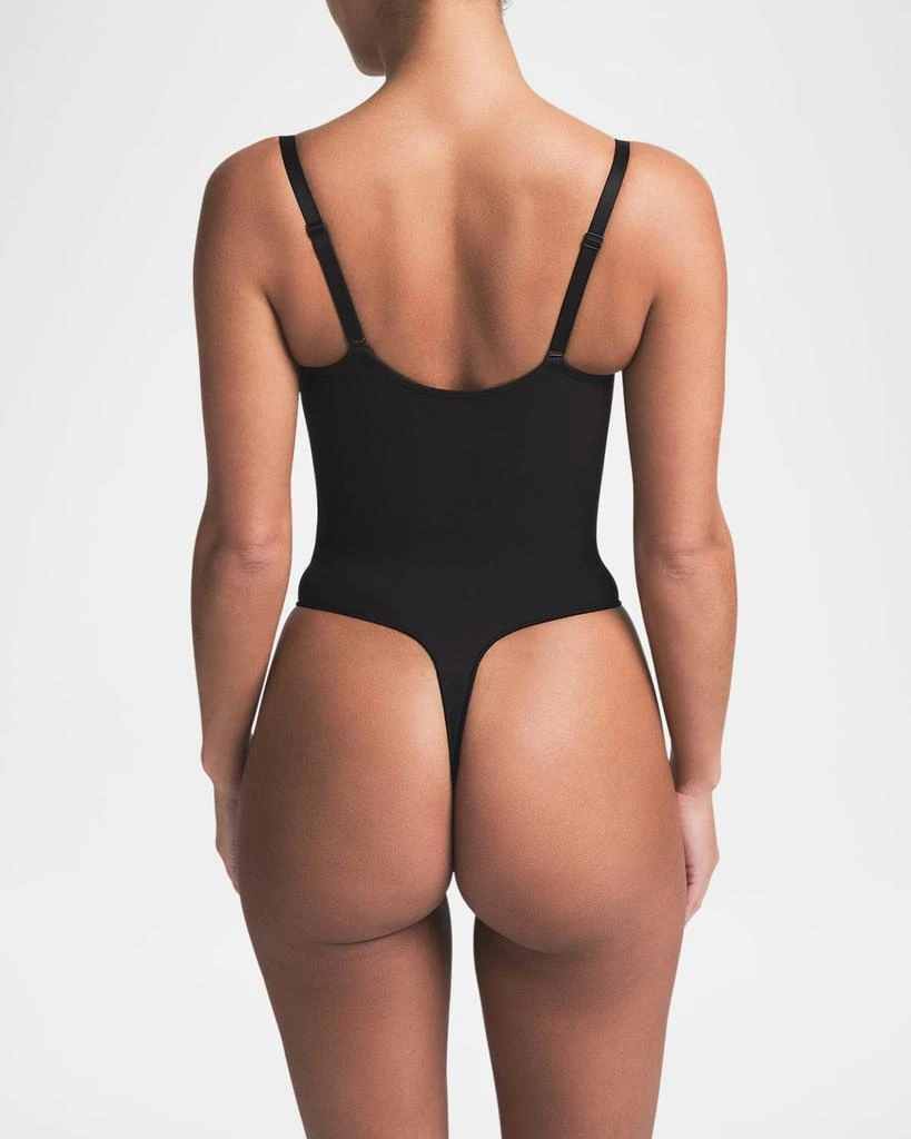 SKIMS Seamless Sculpt Lace-Trim Thong Bodysuit 3