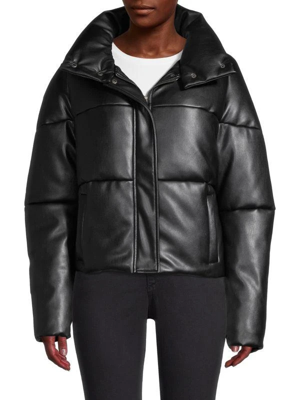 Apparis Jemma Faux Leather Puffer Jacket 1